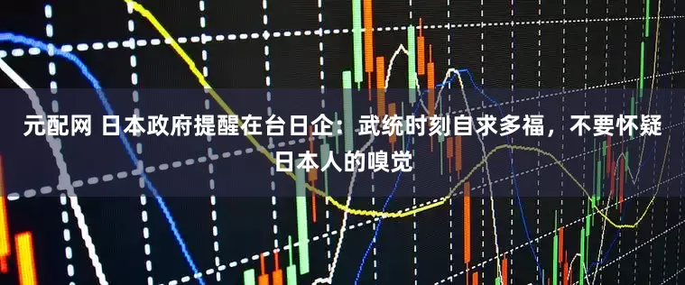 元配网 日本政府提醒在台日企：武统时刻自求多福，不要怀疑日本人的嗅觉
